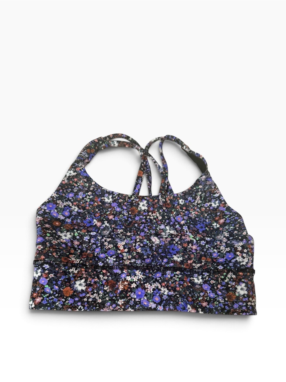 Lululemon Energy Longline Bra Flower Burst Multi Size 6 Floral